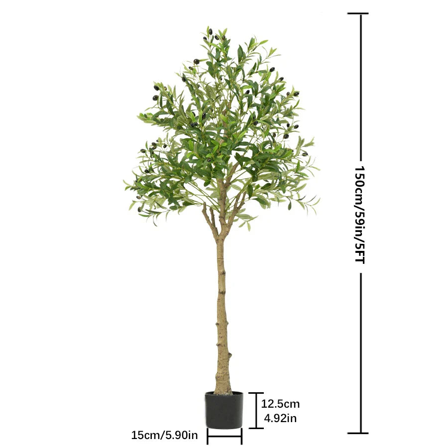 Elevate Your Space with Our Stunning Detachable Artificial Olive Tree - Available in 120/150/180Cm for Luxurious Home and Garden Décor