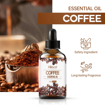 30Ml/1.01Fl.Oz Coffee Essential Oil for Skin, Hair, Nails and Eyelashes, Moisturizing, Nourishing, Suitable for All Skin Types