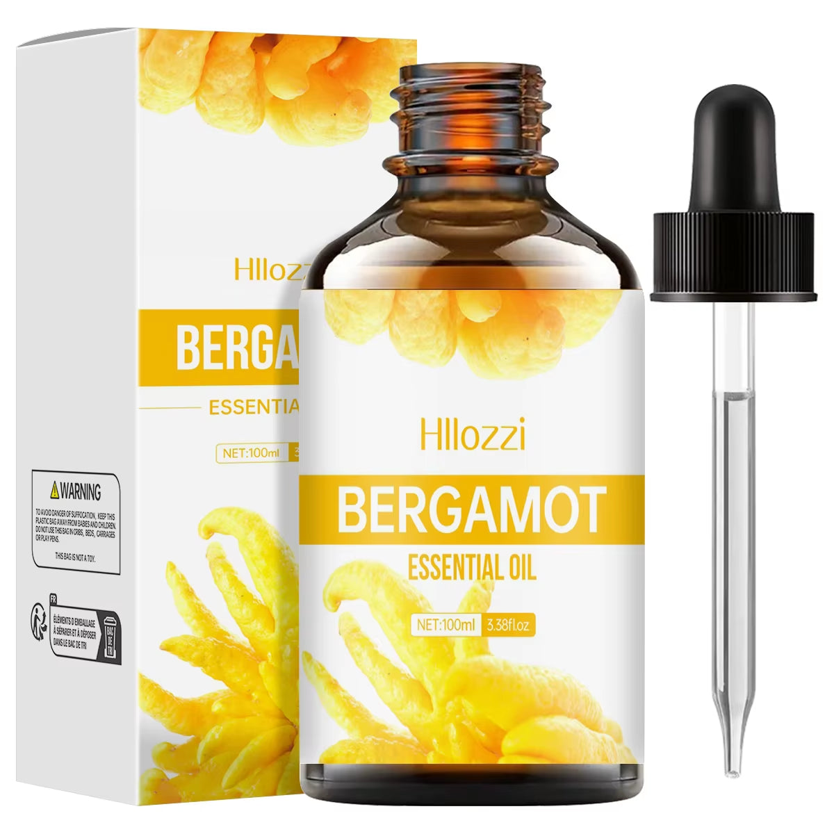 Bergamot Oil, Premium Essential Oil for Hair Care, Home Diffusers, Skin, Spas, Massage and Humidifiers