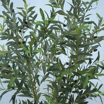 Songtao High Quality Artificial Faux Olives Plant Large Artificial Olive Tree Nordic Home Living Room Decoration