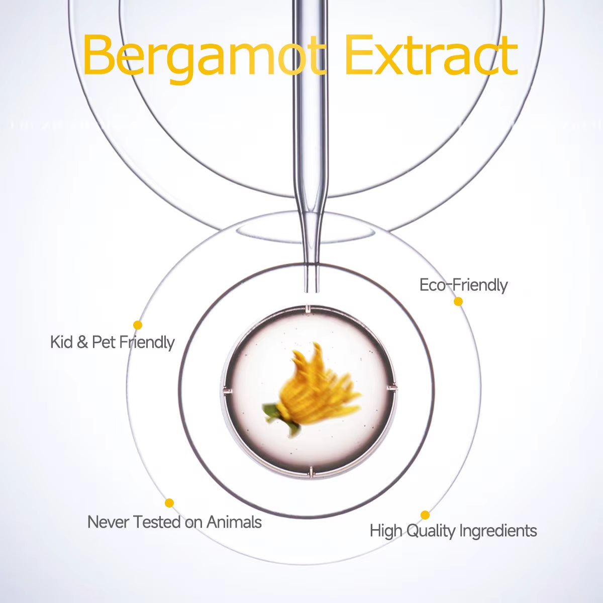 Bergamot Oil, Premium Essential Oil for Hair Care, Home Diffusers, Skin, Spas, Massage and Humidifiers