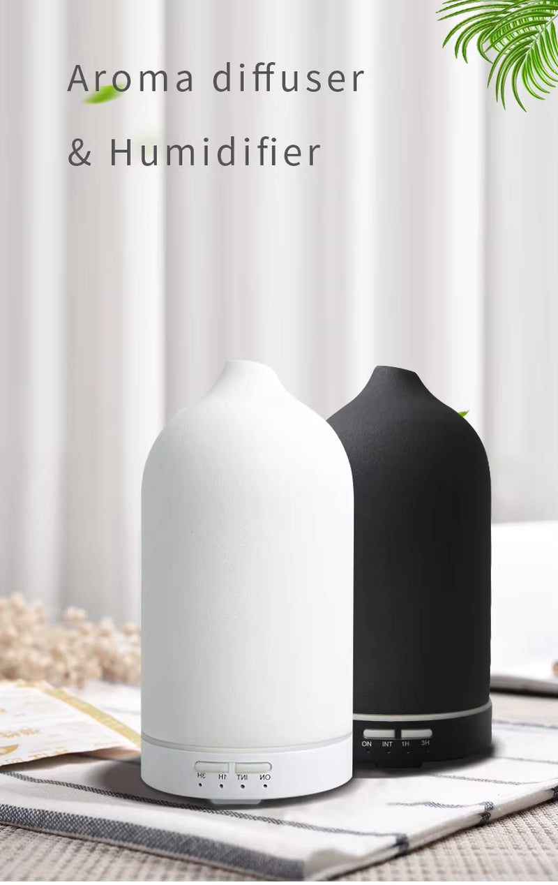 Good Home Appliances Essential Oil Diffuser Fragrance Ultrasonic Ceramic Diffuser Stone Diffuser Humidifier Natural