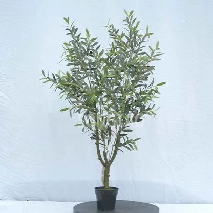 Songtao High Quality Artificial Faux Olives Plant Large Artificial Olive Tree Nordic Home Living Room Decoration