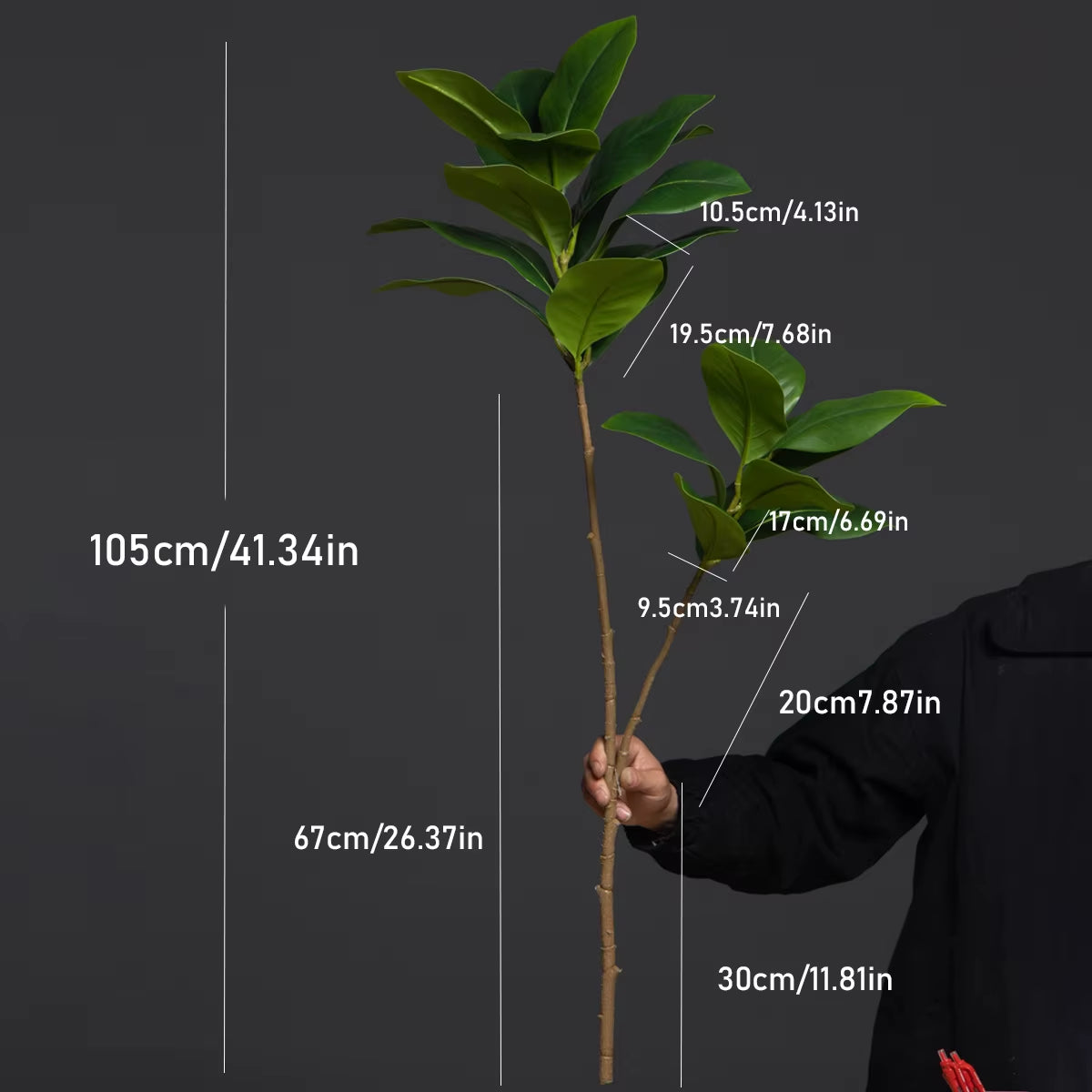 Elevate Your Space with a Stunning 105Cm Artificial Magnolia Tree - Perfect for Home and Garden Decor!