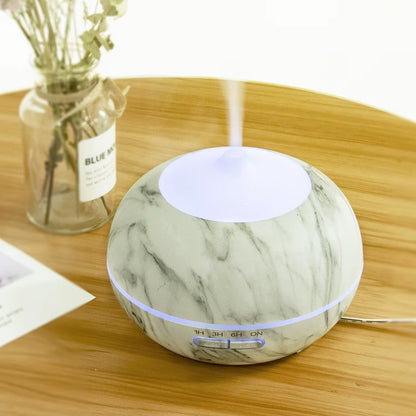 Aroma Diffuser Marble Fragrance Diffuser Flame Air Humidifier