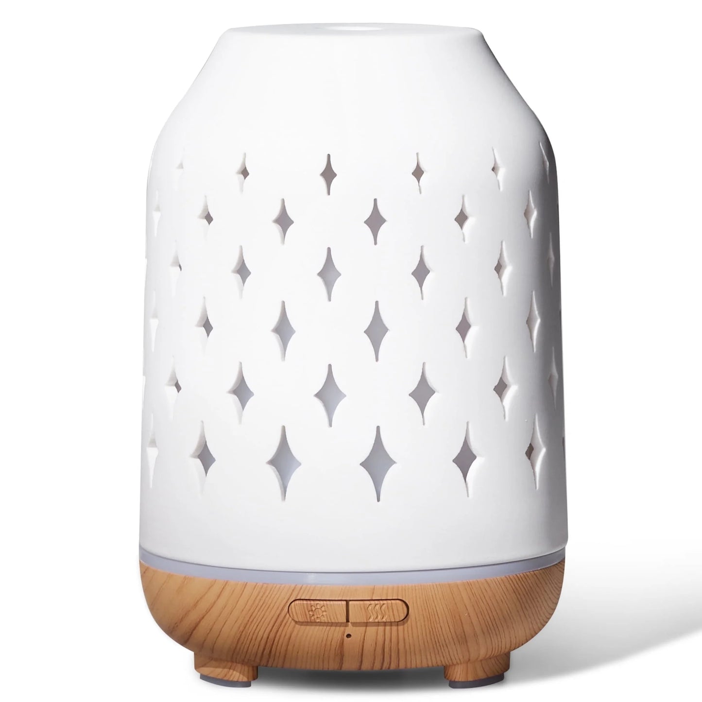 150Ml Ceramic Stone Diffuser, Handmade Ultrasonic Aromatherapy Diffuser Humidifier Cool Mist Essential Oil Diffusers for Home Air Diffuser with 2 Mist Modes Waterless Auto Off