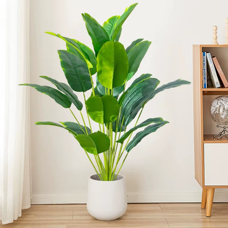 Transform Your Space with 1Pc Lifelike Large Tropical Palm Tree - Perfect for Home, Garden, and Party Decor!