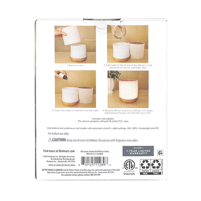 Ultrasonic Cool Mist Diffuser, Vanilla Dreams, 150Ml