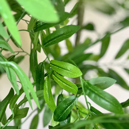 100-180Cm Artificial Olive Tree Fake Palm Plants Plastic Olive Leafs Tropical Landscape Plants for Home Garden Office Decor