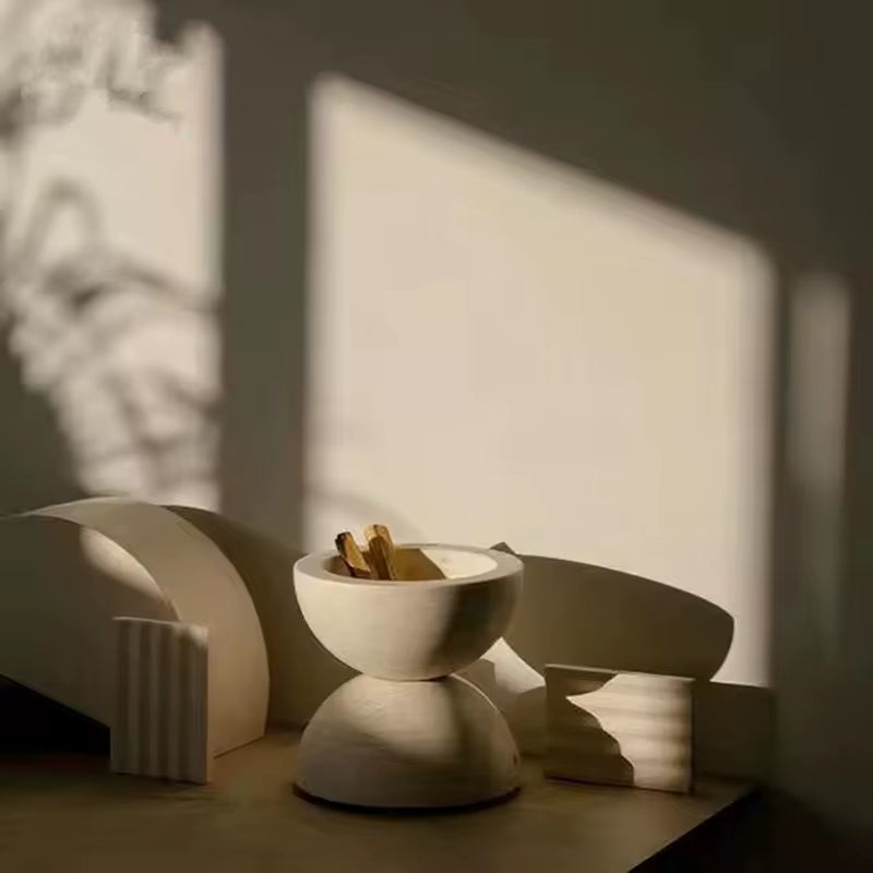 Modern Mini Travertine Incense Burner Arabic Decor Buddha Wholesale Marble Stone Ball Aroma Diffuser