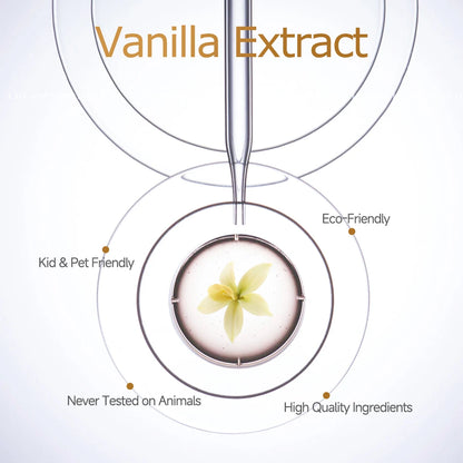 Vanilla Essential Oil for Face, SPU, Aromatherapy Diffuser, DIY Soap, Suitable for All Skin Types, Long-Lasting Fragrance