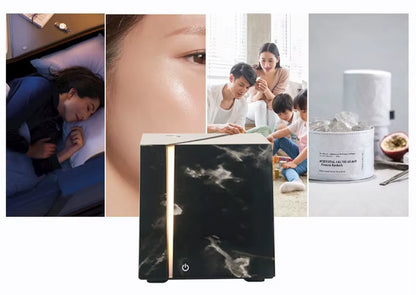 Electric Marble Ultrasonic Aroma Diffuser ,LED Light Essential Oil Diffuser Aroma 200Ml Aromatherapy Fragrance Diffuser