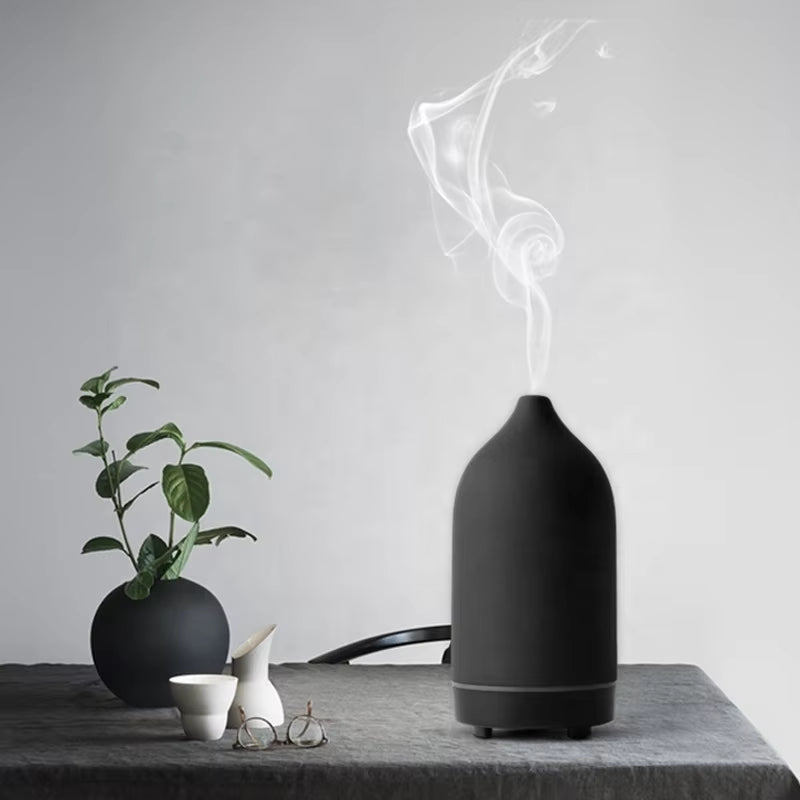 Good Home Appliances Essential Oil Diffuser Fragrance Ultrasonic Ceramic Diffuser Stone Diffuser Humidifier Natural