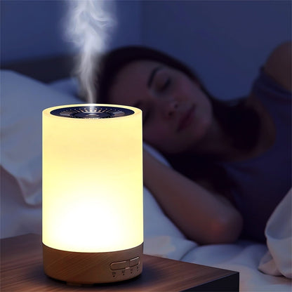 Essential Oil Diffuser, 7 Colors Oil Diffuser with Night Light Timer Waterless Auto-Off Portable Cool Mist Air Humidifier for Bedroom Home
