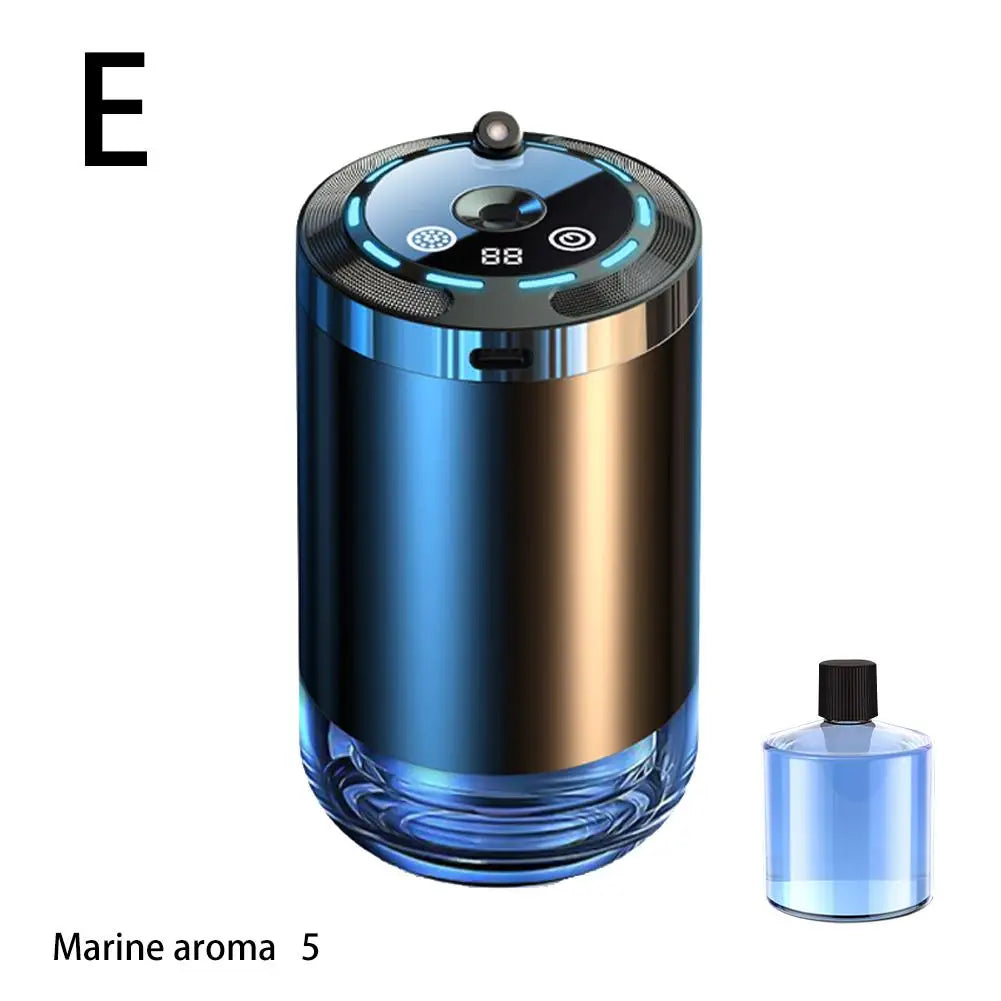 Intelligent Car Perfume Diffuser Humidifier 5 Modes Charging Air Freshener with LED Light for Car Aroma Aromatherapy Diffuser