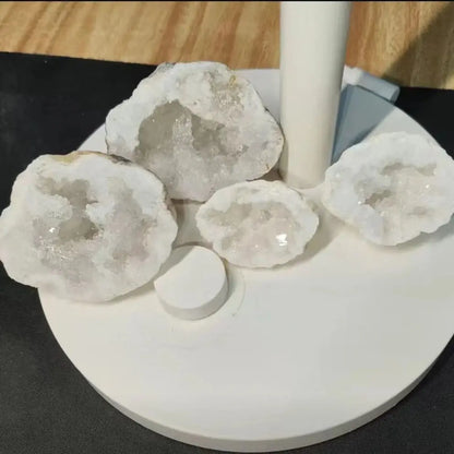 Natural and Beautiful Agate Geode Bedroom Office Decoration Decoration Aromatherapy Stone Diffuser Stone Crystal Decoration