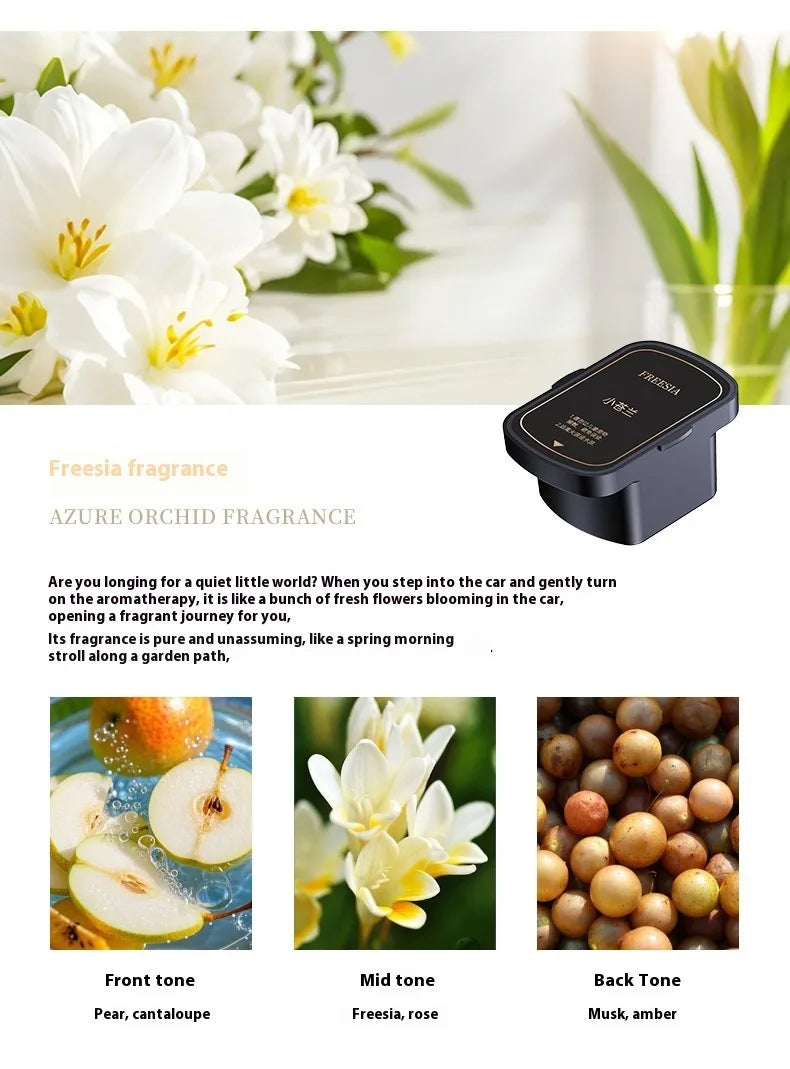 2025 NEW Car Air Fresheners Fragrance Diffuser Smart Aromatherapy with Mist Cloud View RGB Ambient Light Fragrance Car Deodorant