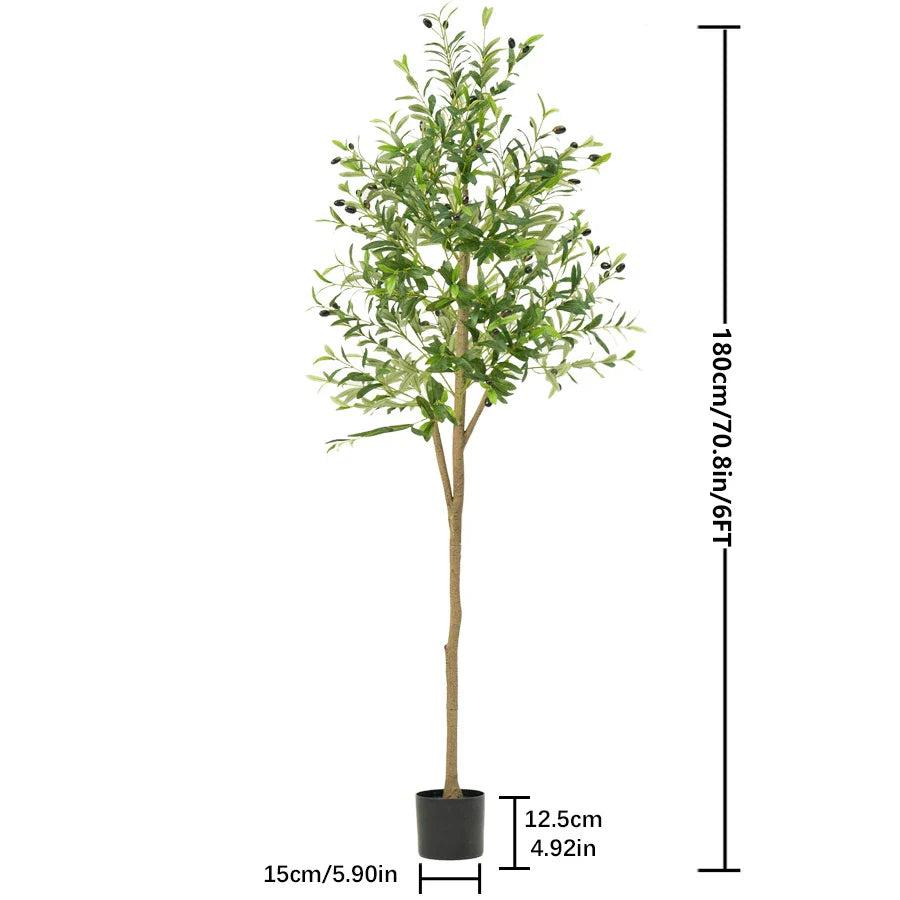 Elevate Your Space with Our Stunning Detachable Artificial Olive Tree - Available in 120/150/180Cm for Luxurious Home and Garden Décor