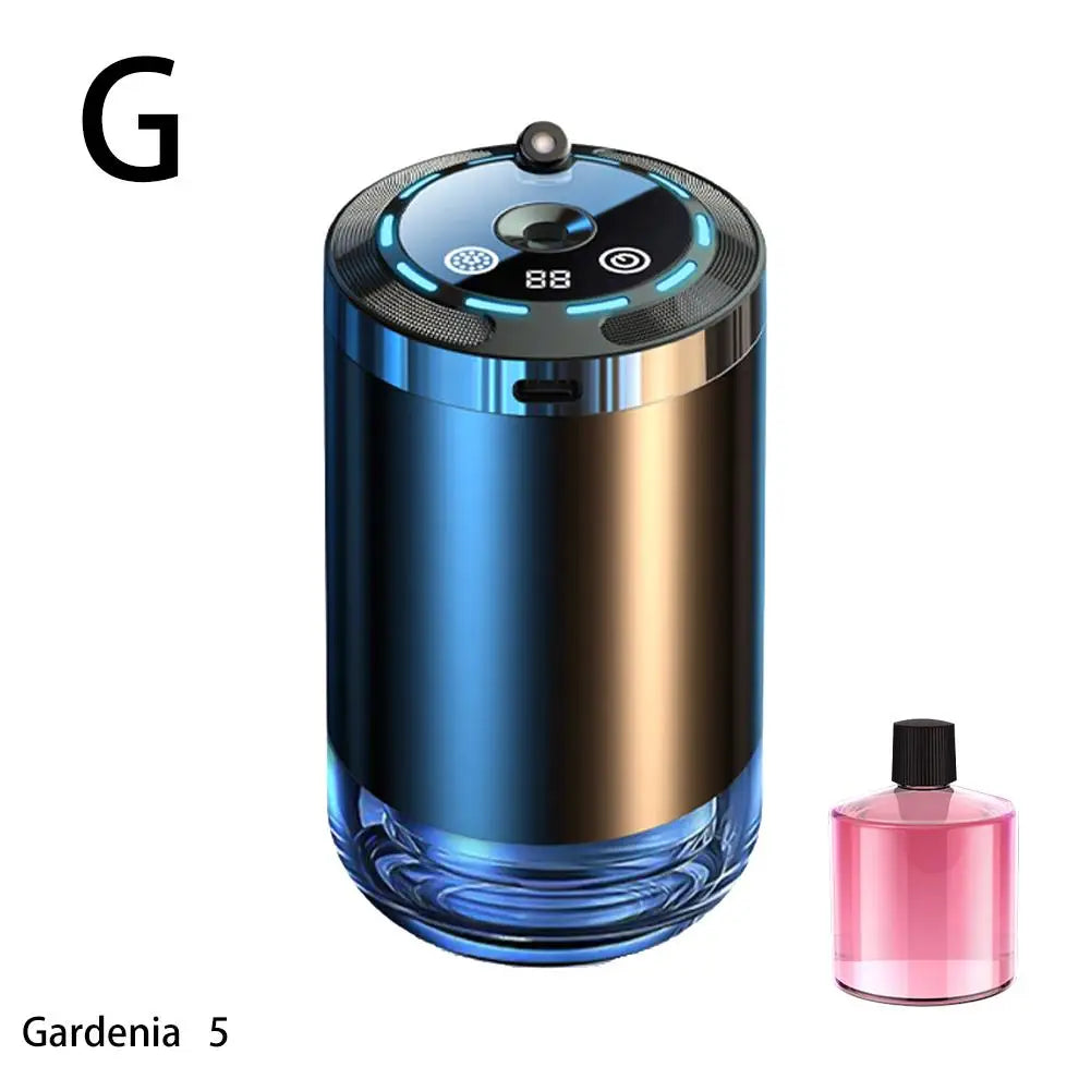 Intelligent Car Perfume Diffuser Humidifier 5 Modes Charging Air Freshener with LED Light for Car Aroma Aromatherapy Diffuser