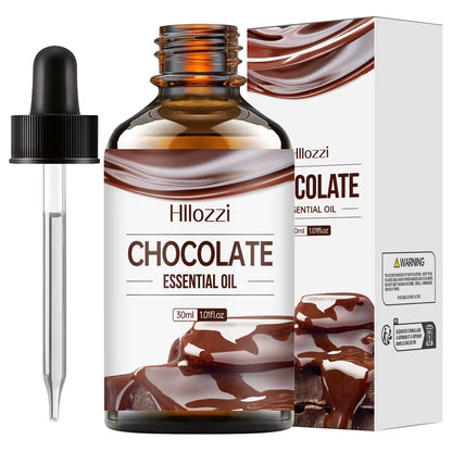 Chocolate Essential Oil，Suitable for Humidifiers, Air Fresheners, Candle Making, Long-Lasting Fragrance, Suitable for All Skin.