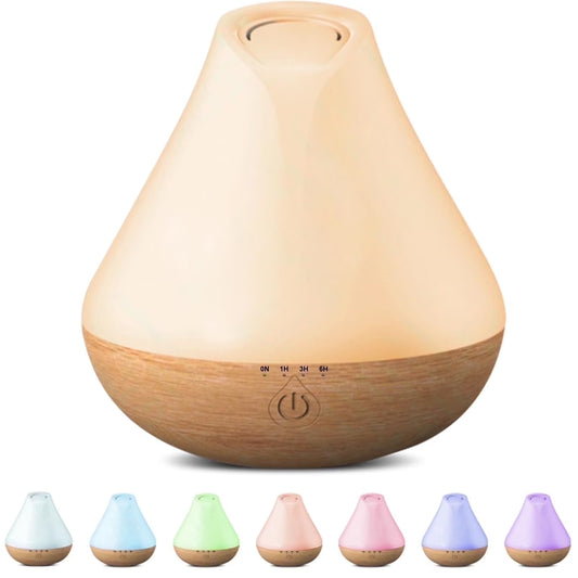 100Ml Essential Oil Diffuser, Woodgrain Aromatherapy Oil Diffuser Humidifier, Timer Setting Waterless Auto Shut-Off for Room Bedroom Home Office