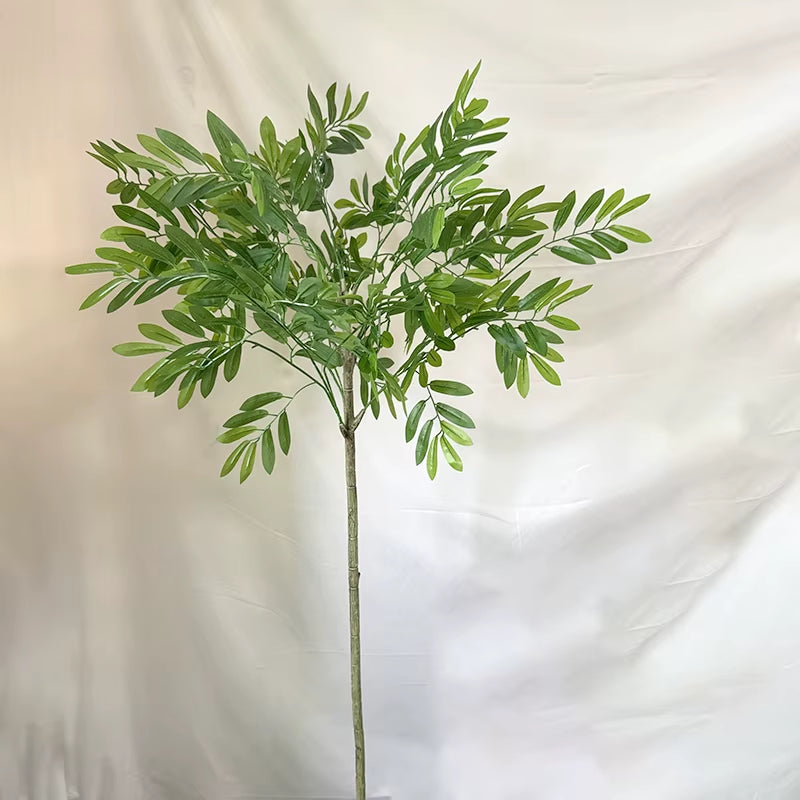 100-180Cm Artificial Olive Tree Fake Palm Plants Plastic Olive Leafs Tropical Landscape Plants for Home Garden Office Decor