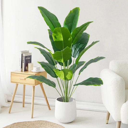 Transform Your Space with 1Pc Lifelike Large Tropical Palm Tree - Perfect for Home, Garden, and Party Decor!