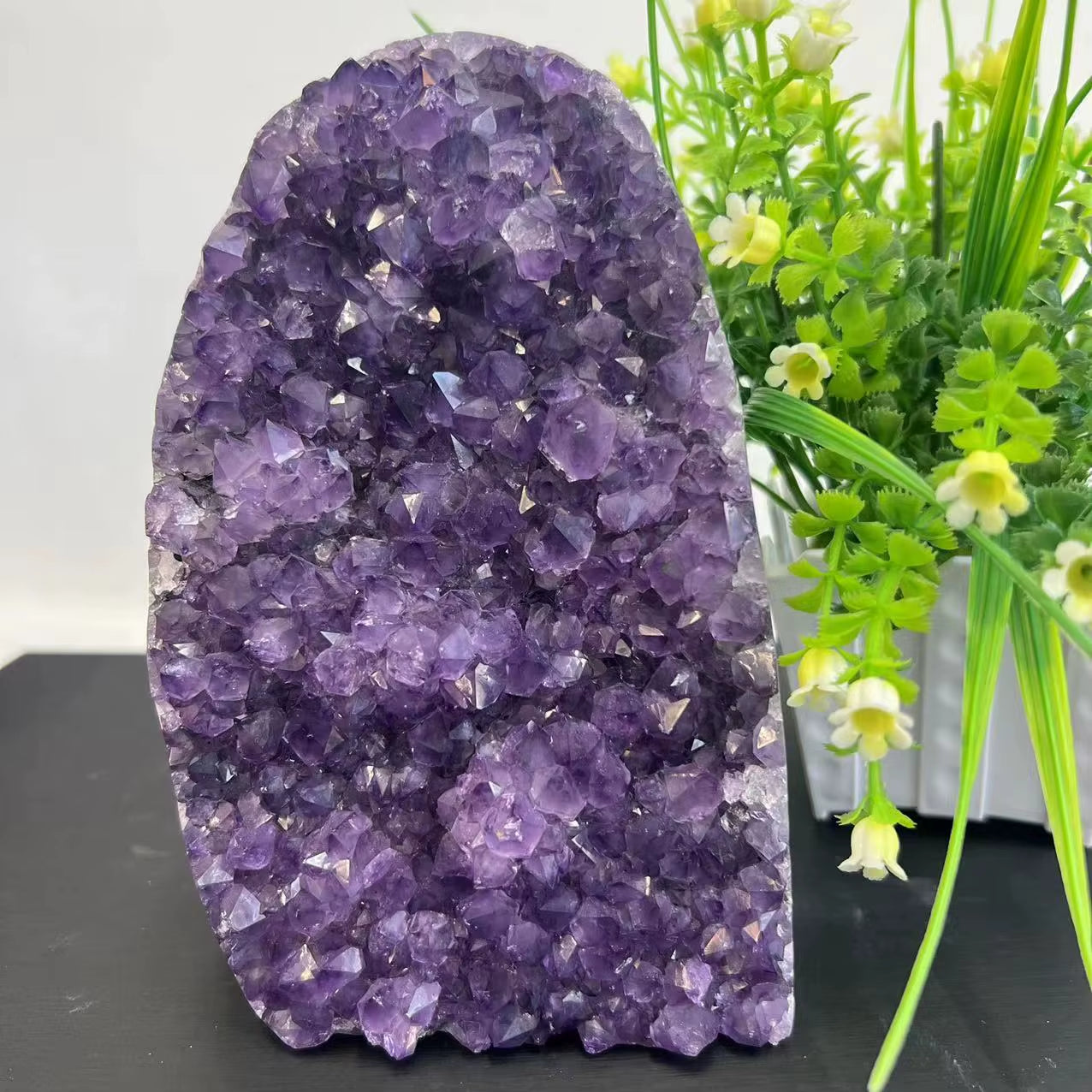 Natural Raw Amethyst Geode Purple Crystal Quartz Cluster Dream Energy Healing Wholesale Home Decoration